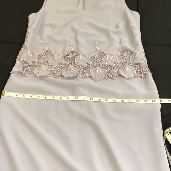 Beautiful Florentine Petites Soirees 2 Piece Formal Dress, Lilac, Size 10 Petite - Picture 13 of 16